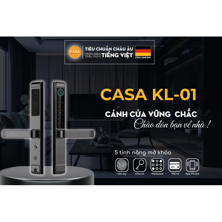 Khóa thông minh - Công Ty TNHH 1 TV NK TMDV Thiết Bị Thông Minh CASA